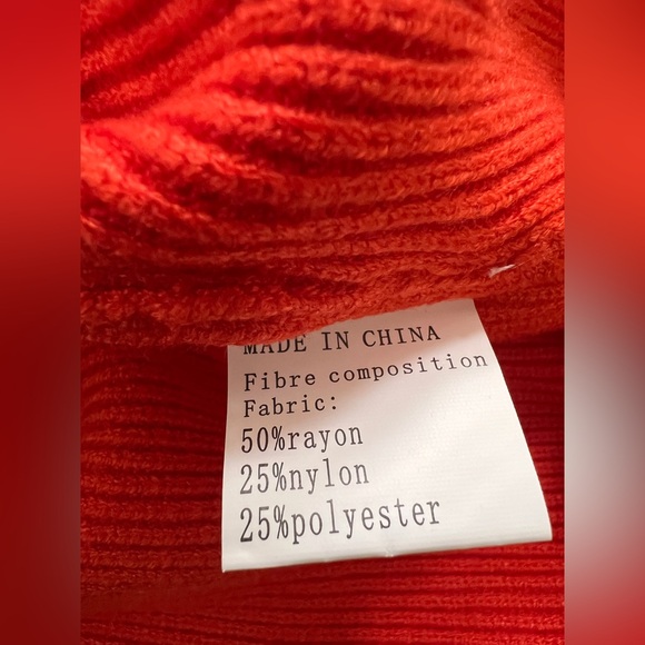 Rust Orange Wrap Dress - Picture 8 of 8